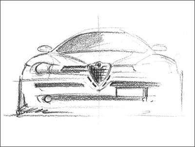 Adesivo fascia parasole Alfaromeo Mito Giulietta 147 156 159